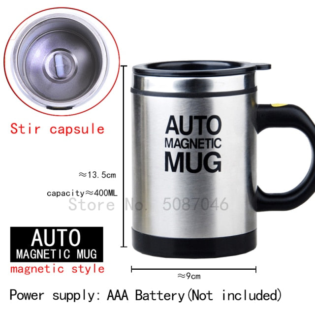 TREGOO Self Stirring Mug, Electric Mixing Cup, Portable Self