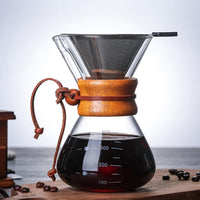 E-PRANCE Pour Over Coffee Maker with Slow Drip Coffee Filter & 4