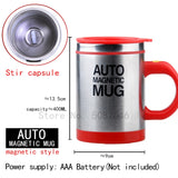 Red Battery Powered Mug