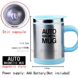 Blue Battery Powered Mug